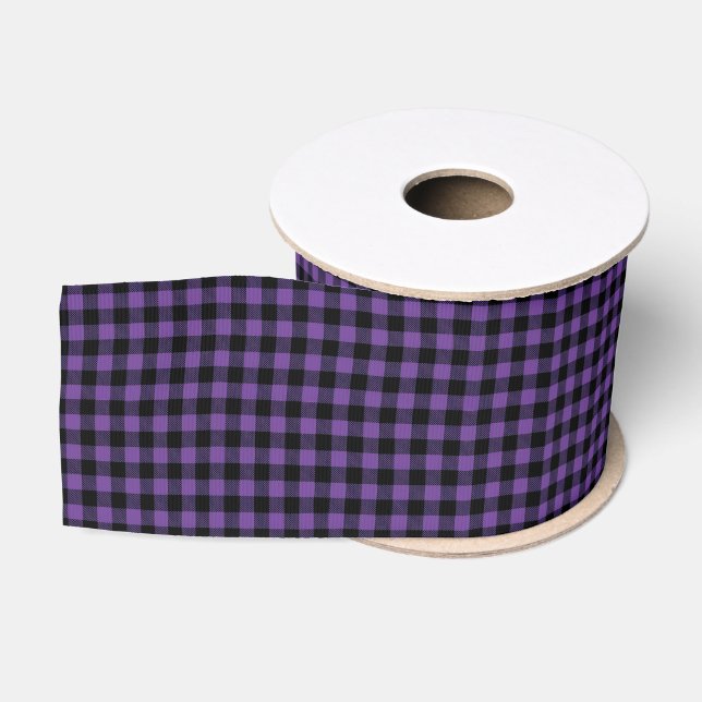 Buffalo Plaid Grosgrain Ribbon Ripsband (Spule)