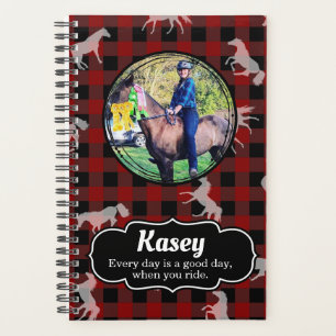 Buffalo Plaid Horse Photo Motif