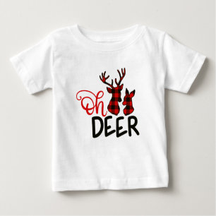 Buffalo Plaid Oh Deer T-Shirt