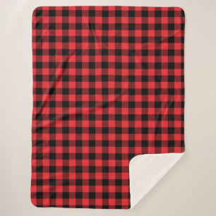 Buffalo Plaid Red Black Check