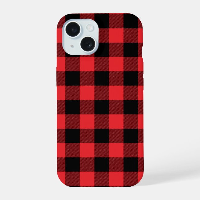 Buffalo Plaid Red Black Check (Verso)