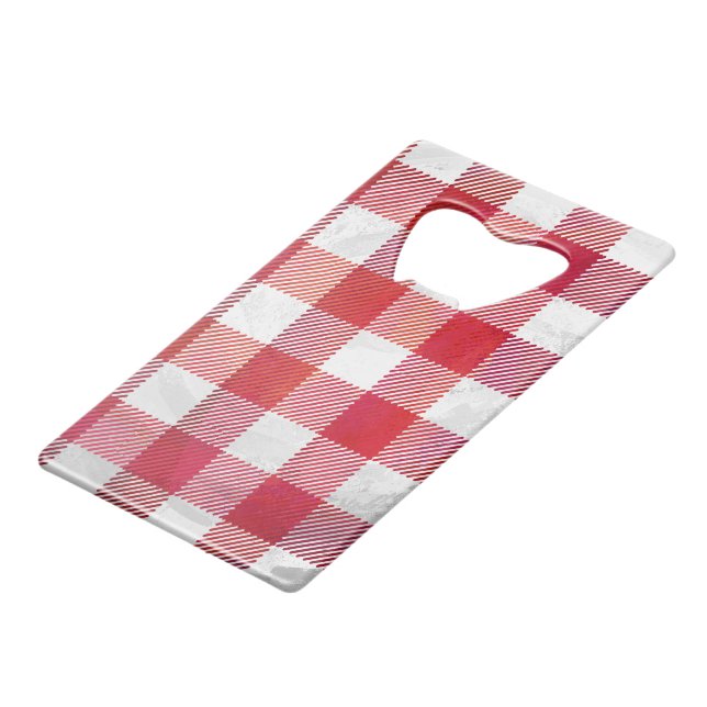 Buffalo plaid rouge et blanc (Dos Angle)