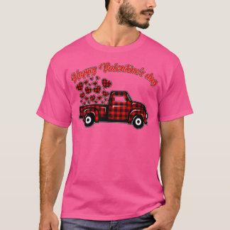 Buffalo Red Kariert Hearts Lieferwagen Truck Niedl T-Shirt