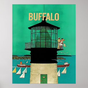 Buffalo Reiseplakat Poster