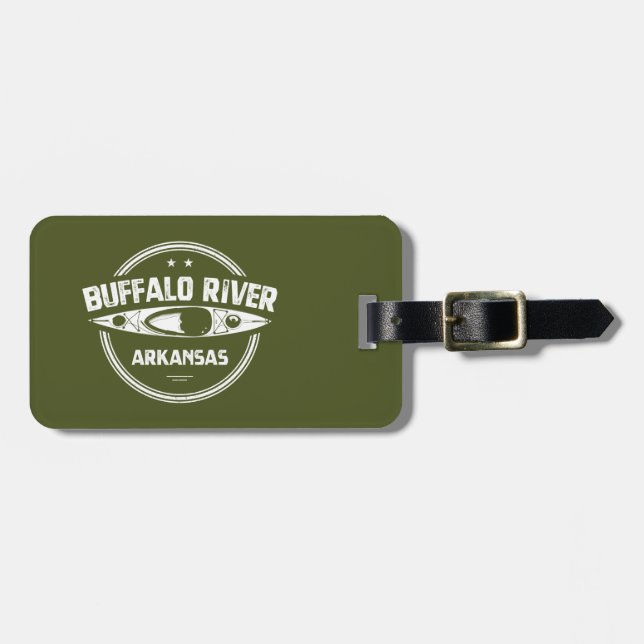 Buffalo River, Arkansas Gepäckanhänger (Vorderseite horizontal)