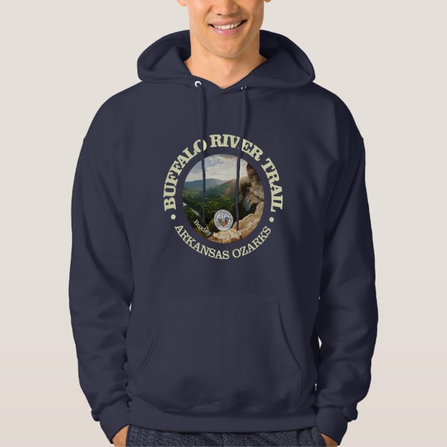 Buffalo River Trail (rd) Hoodie (Vorderseite)