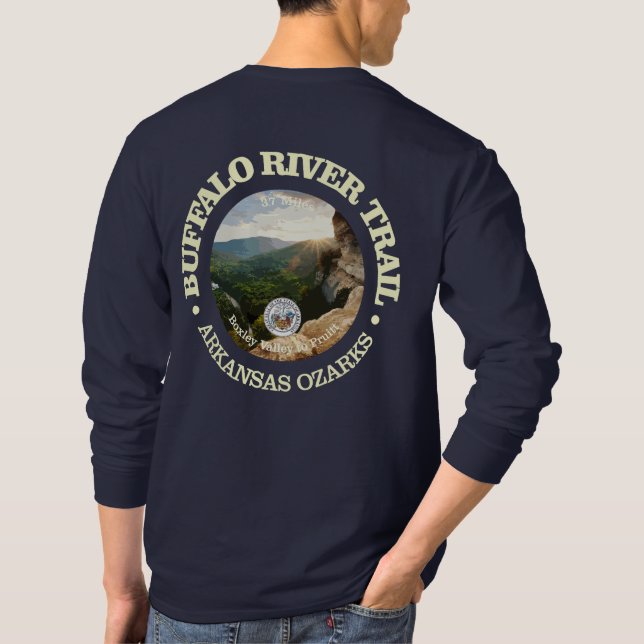 Buffalo River Trail (rd) T-Shirt (Rückseite)