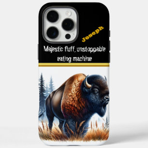 Buffalo Roaming in einem Serenwald iPhone 16 Pro Max Hülle