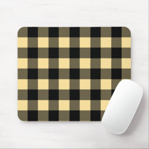 Buffalo, schwarz und gelb mousepad