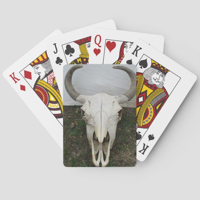 Buffalo Skull Spielkarten (Rückseite)