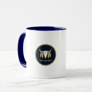 Buffalo Skull Tasse
