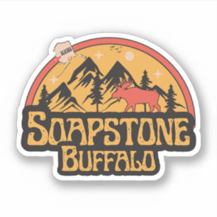 Buffalo Soapstone, Alaska Aufkleber