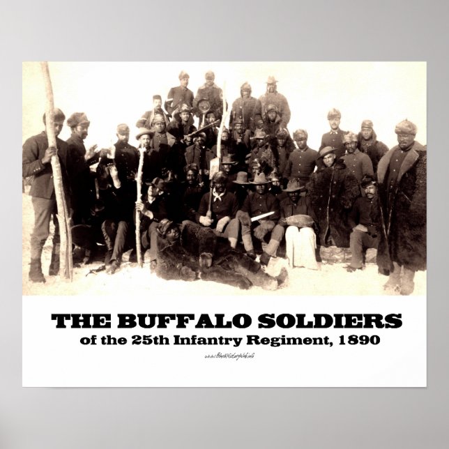 Buffalo Soldaten des 25. Regiments Poster (Vorne)