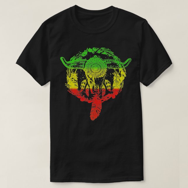 Buffalo Soldier Rastafari T-Shirt (Design vorne)