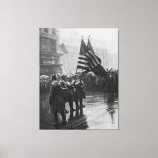 Buffalo Soldiers 367. Infanterie Afrikanischer Ame Leinwanddruck