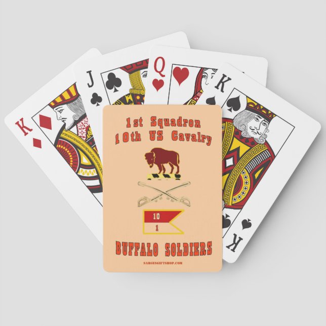 BUFFALO SOLDIERS SPIELKARTEN (Rückseite)