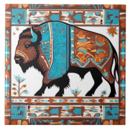 Buffalo Southwest Südwest Brown Türkis Fliese