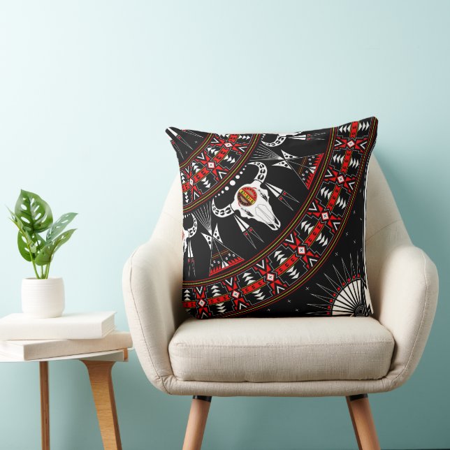 Buffalo Spirit Kissen (Stuhl )