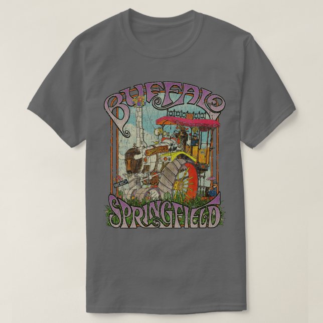 Buffalo Springfield 1966 T-Shirt (Design vorne)