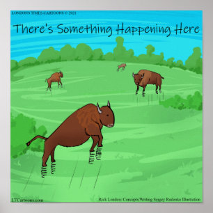 Buffalo Springfield Für was es wert ist Comic Poster