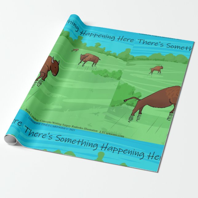 Buffalo Springield Rick London Wrapping Paper Geschenkpapier (Ungerollt)
