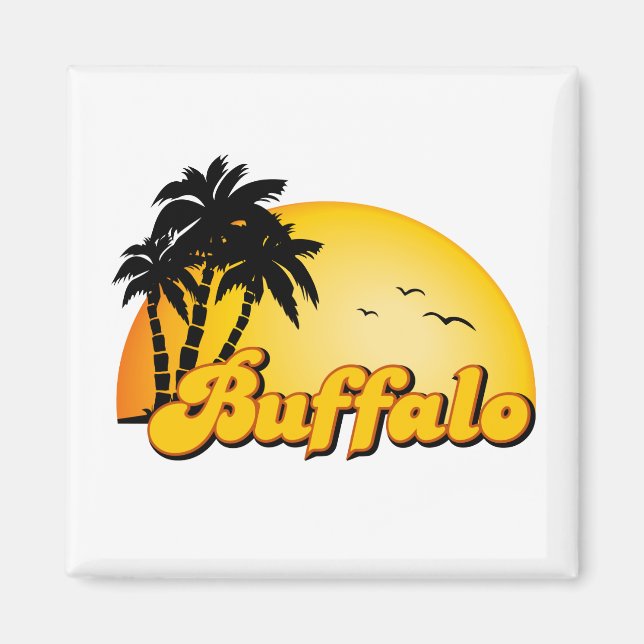 Buffalo Sun Magnet (Vorne)