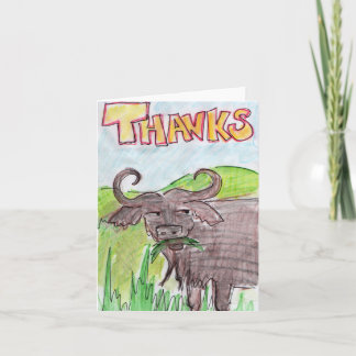 Buffalo Thankyou Dankeskarte