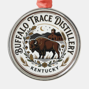 Buffalo Trace Destillerie Kentucky Ornament Aus Metall