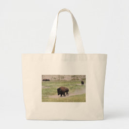Buffalo unterwegs, Fotografie Jumbo Stoffbeutel