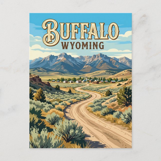 Buffalo USA Postkarte (Vorderseite)