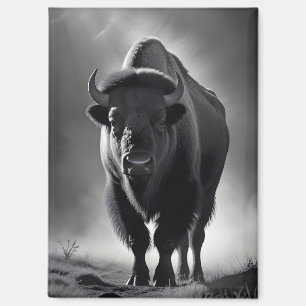 Buffalo Wildlife Majestic Nature Life Wallpaper Magnet