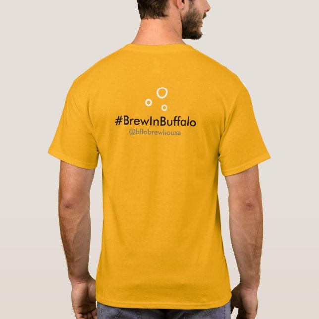 Buffalo Wings & Brewhouse - BrewInBuffalo T - Shir T-Shirt (Rückseite)
