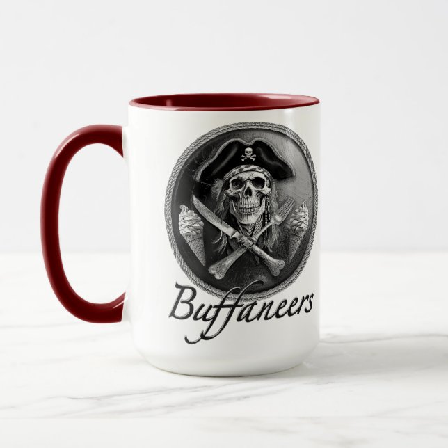Buffaneers Pirate "Bring mich zu deinem Lido" Tasse (Links)