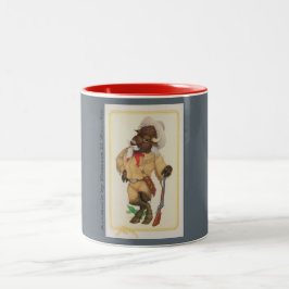 Büffel Bill 11oz zwei-tonte Kaffee-Tasse Zweifarbige Tasse