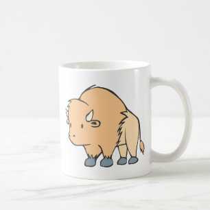 Büffel-Cartoon Kaffeetasse