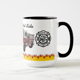 Büffel-Feuer-Motor 2" Stolz der Westseite" Tasse