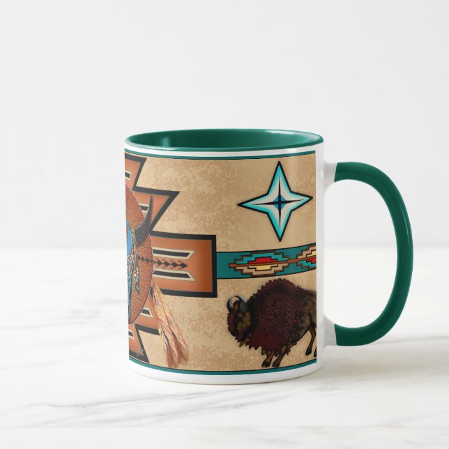 Büffel-Geist Tasse (Rechts)