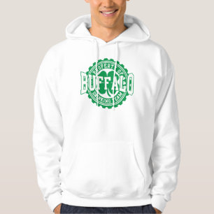 Büffel-irisches Flaschenkapsel-trinkendes Team Hoodie