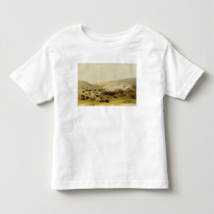 Büffel-Jagd, Einfassung, c.1832 Kleinkind T-shirt