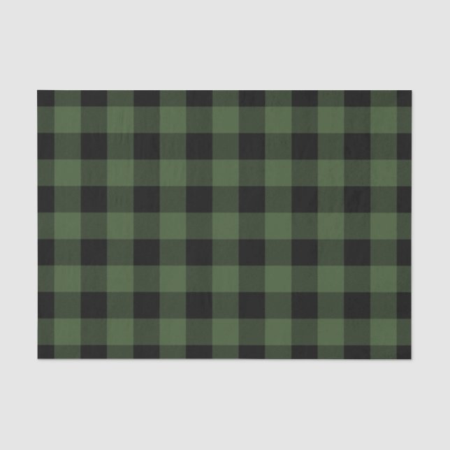 Büffel-Karo-Seidenpapier Seidenpapier (Vorderseite)