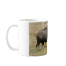 Büffel-klassische weiße Tasse