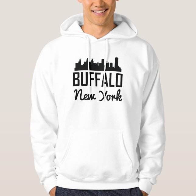 Büffel-New- YorkSkyline Hoodie (Vorderseite)