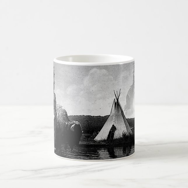 Büffel-Segen Kaffeetasse (Mittel)