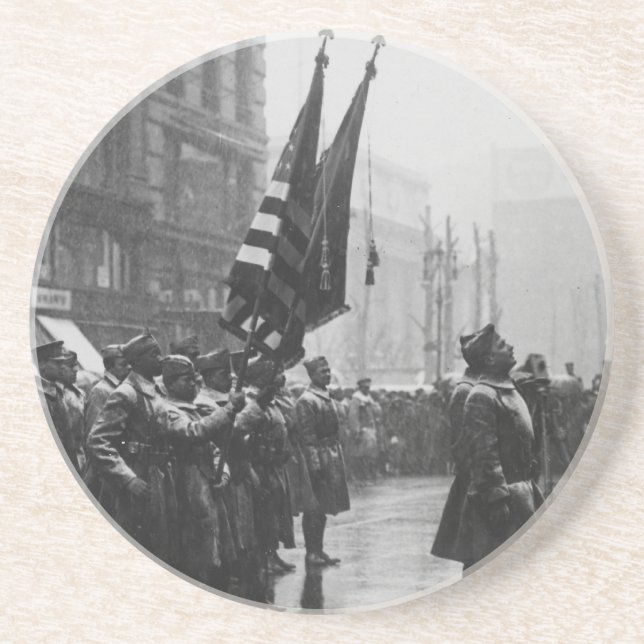 "Büffel-" Soldaten, die Farben - 1919 Untersetzer (Vorne)