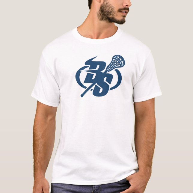 Büffel-Soldatenlacrosse-T - Shirt-Entwurf 3 T-Shirt (Vorderseite)