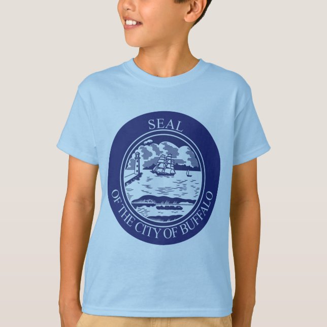 BÜFFEL-STADT-SIEGEL T-Shirt (Vorderseite)
