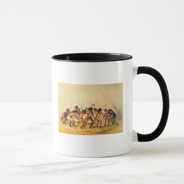 Büffel-Tanz, c.1832 Tasse (Rechts)