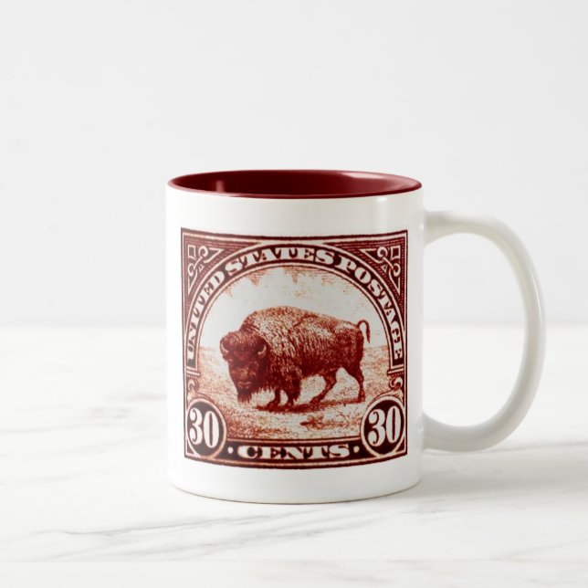 Büffel-Tasse Zweifarbige Tasse (Rechts)