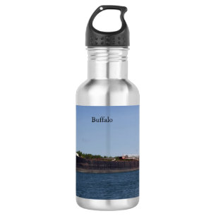 Büffel-Wasserflasche Edelstahlflasche