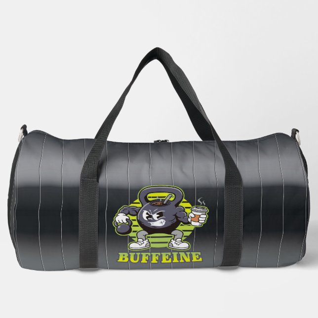 Buffeline Gym Kettlebell caractère Duffel sac (Recto)